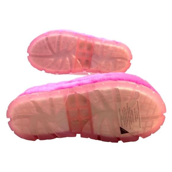 Ugg Women's Fluffita Clear Color: Carnation Size: 7 NWT. - Picture 10 of 14